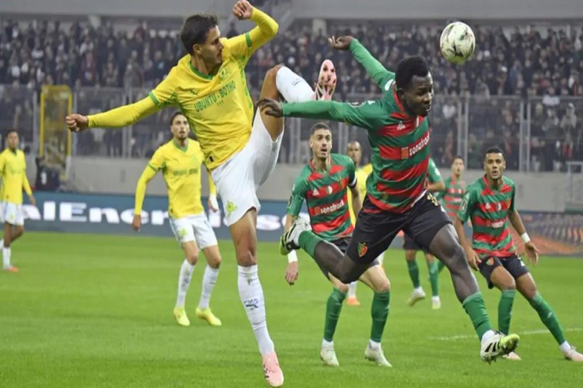 مباراة مولودية الجزائر وصن داونز 