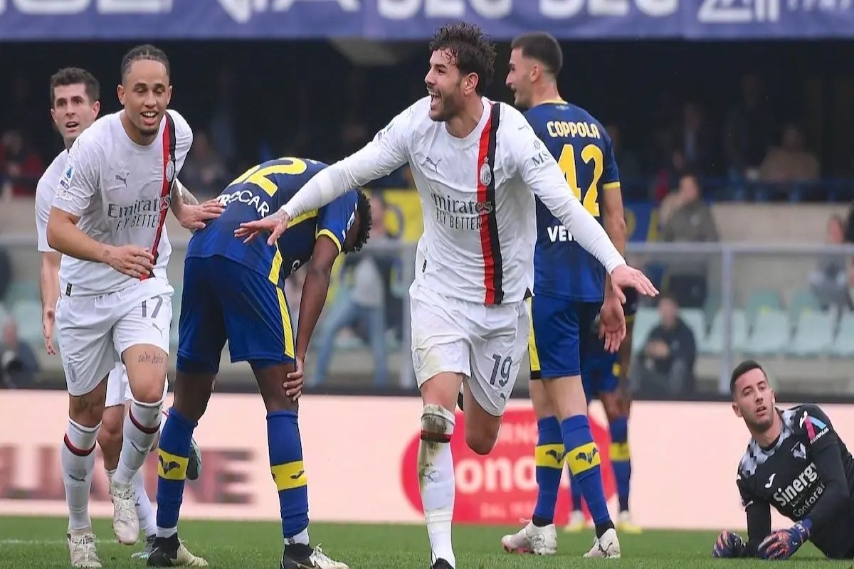 مباراة ميلان وهيلاس فيرونا